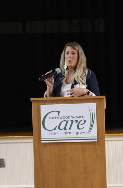 Katie Davenport, ED of The Greenwood Promise, explained the basics and benefits of the program.